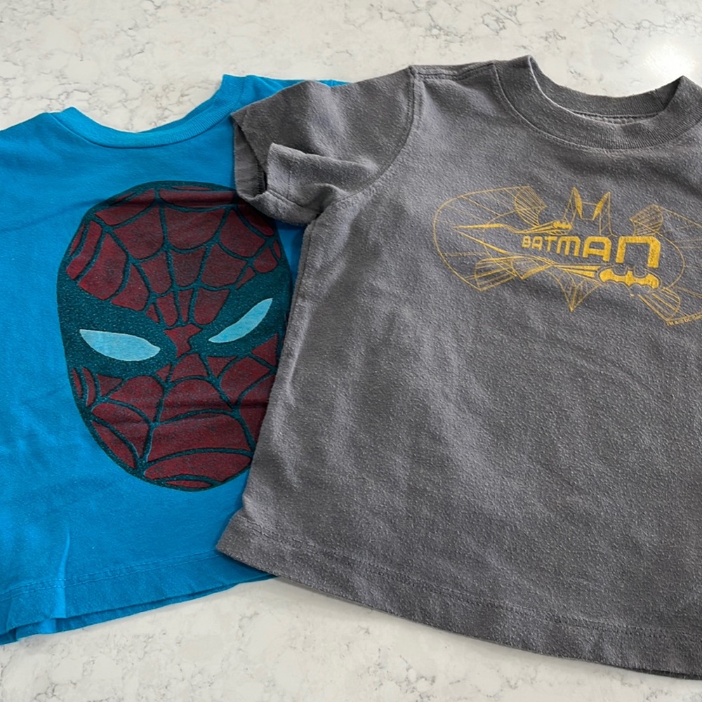 Superhero Boy’s T-Shirts - lot of 2